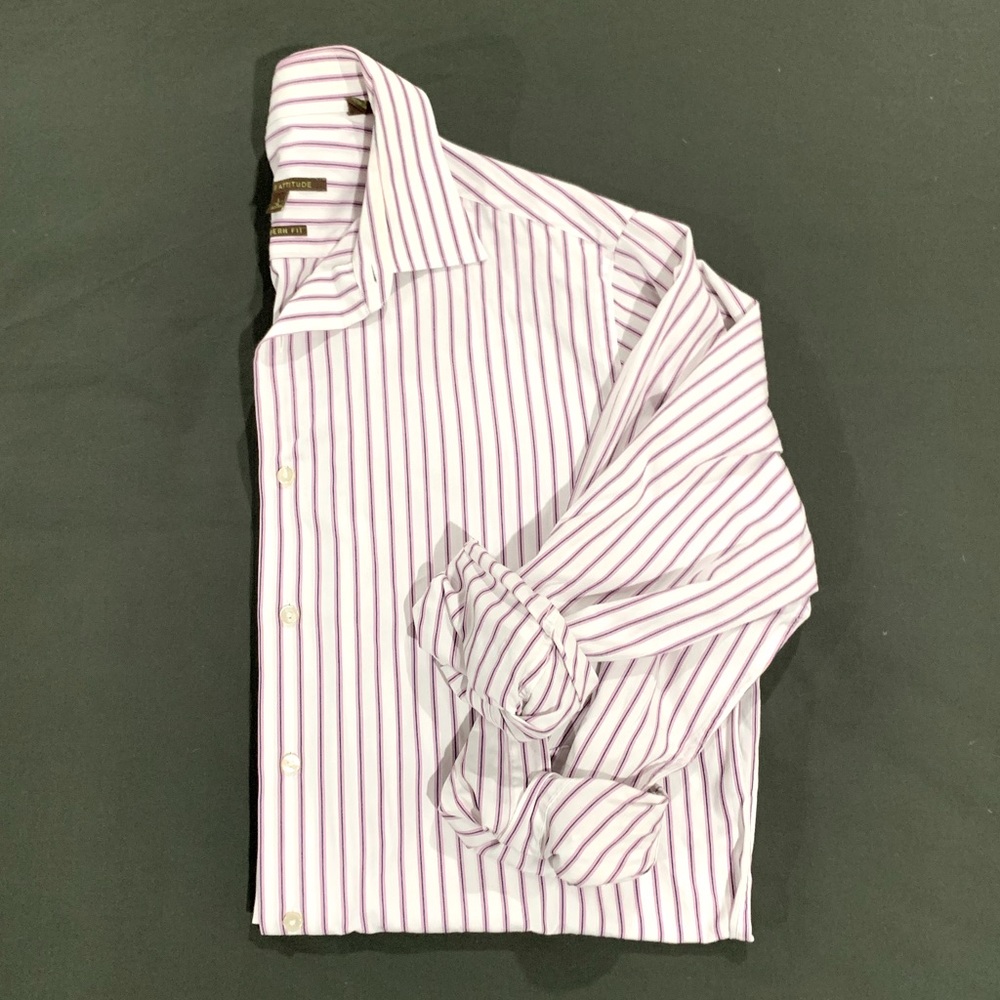 Men’s BCBG Stripe Button Down